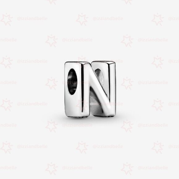 Pandora Letter N Alphabet Charm - Picture 1 of 6